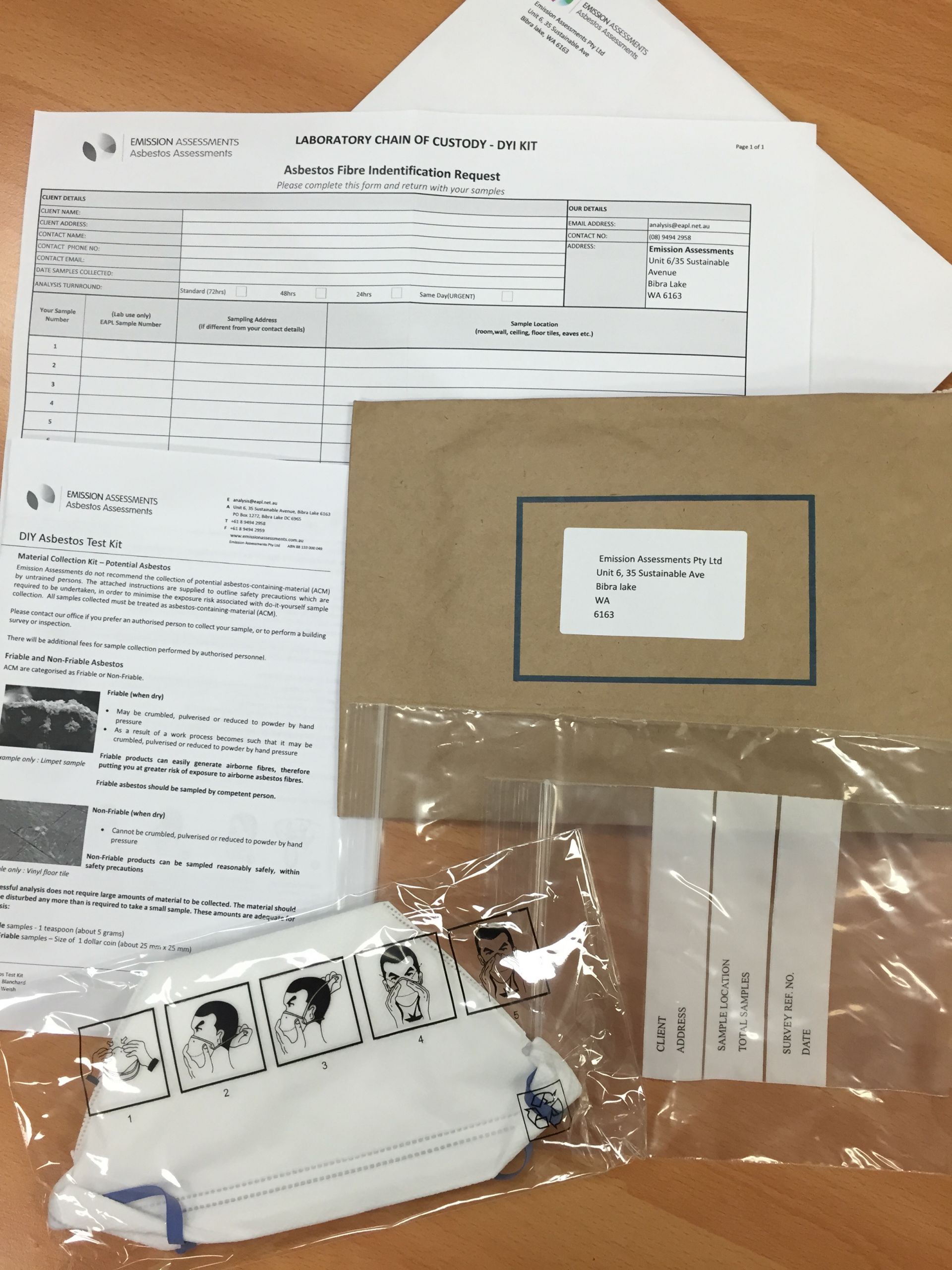 DIY Asbestos Testing Kit
 Asbestos Test Kit Includes 1 Analysis Asbestos Assessments