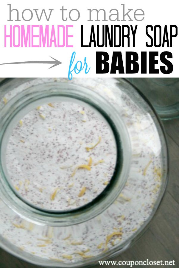 Diy Baby Laundry Detergent
 How to Make Homemade Laundry Detergent for HE Washers