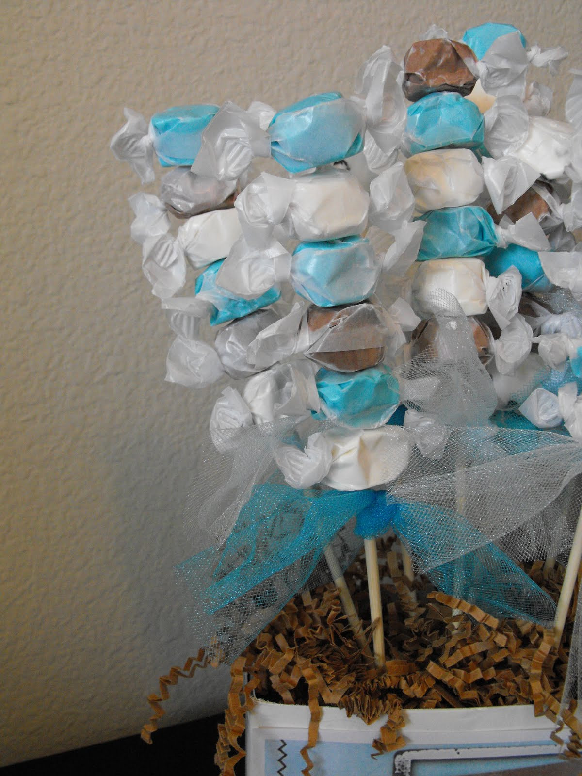 DIY Baby Shower Centerpieces For Boy
 a little of this a little of that BOY Baby Shower