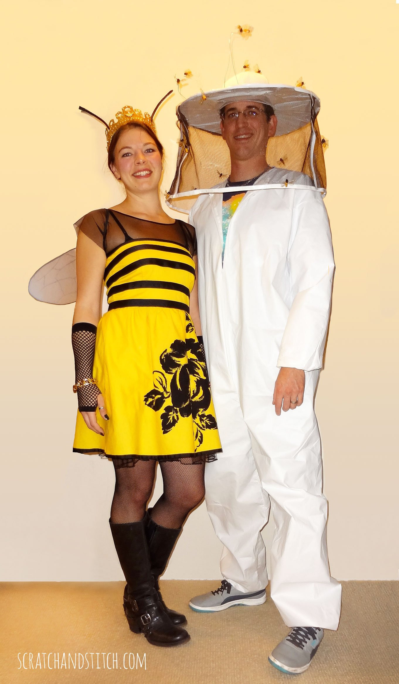 DIY Beekeeper Costume
 Queen Bee Costume & Beekeeper Costume