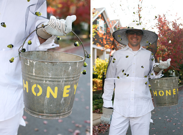 DIY Beekeeper Costume
 4 Bees The Beekeeper Pink Pistachio