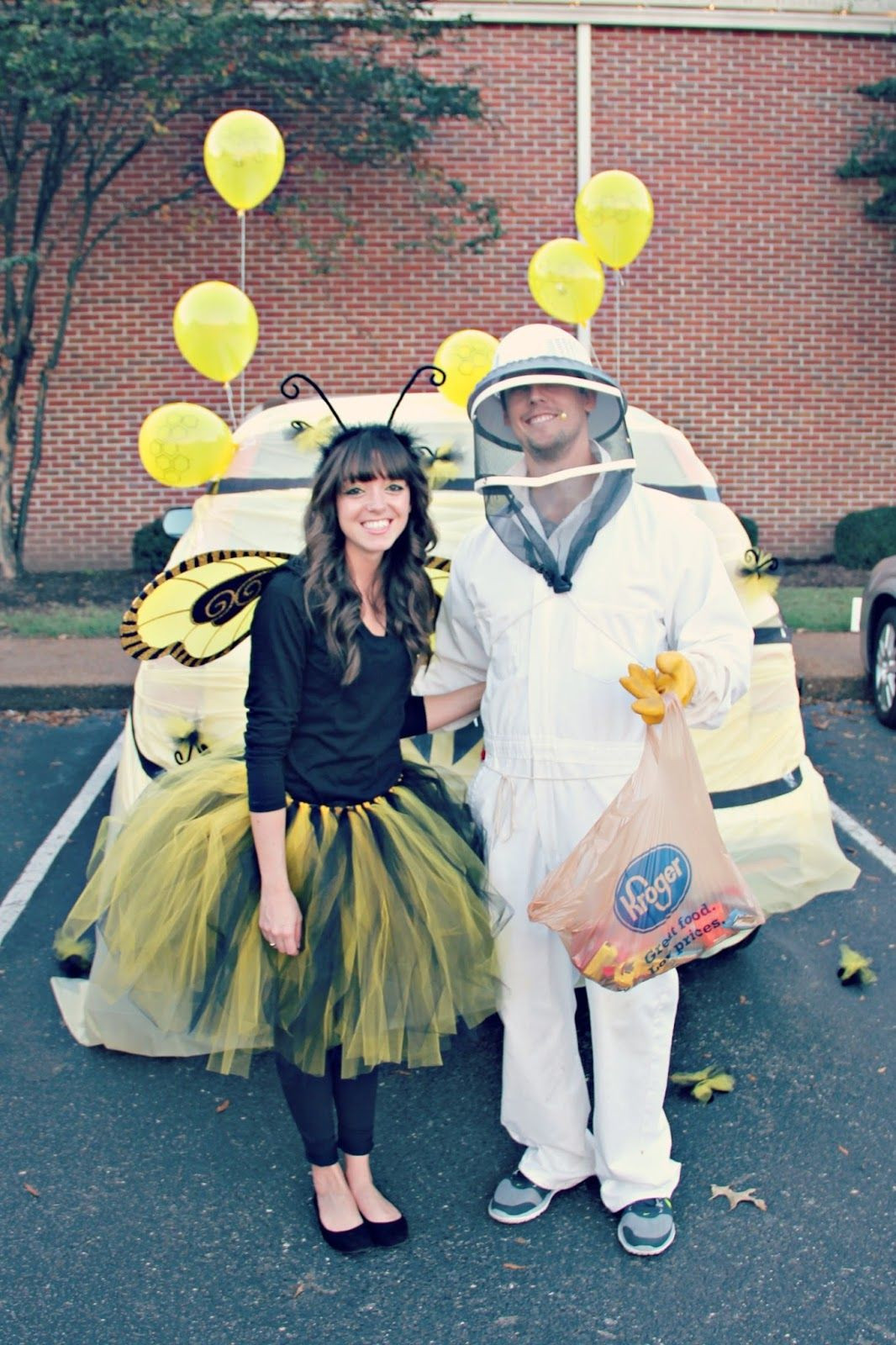 DIY Beekeeper Costume
 The Beekeeper and His Bee Ten Feet f Beale