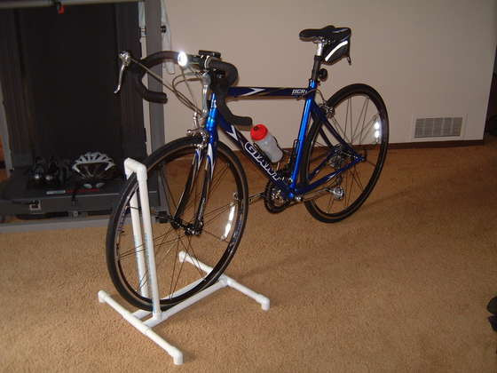 DIY Bike Rack Pvc
 DIY PVC Bike Stand Rack Half TRI ing