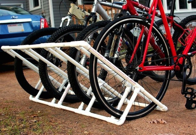 DIY Bike Rack Pvc
 DIY Bike Rack Weekend Projects Bob Vila