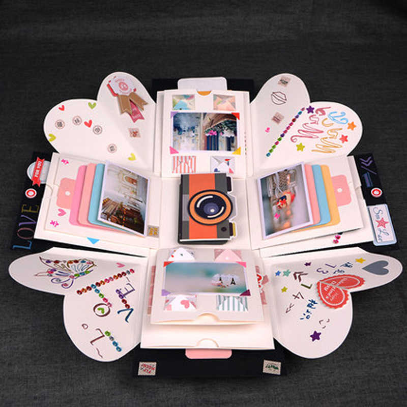 DIY Birthday Gift For Girl
 Creative Lovers Birthday Gift Surprise Explosion Box