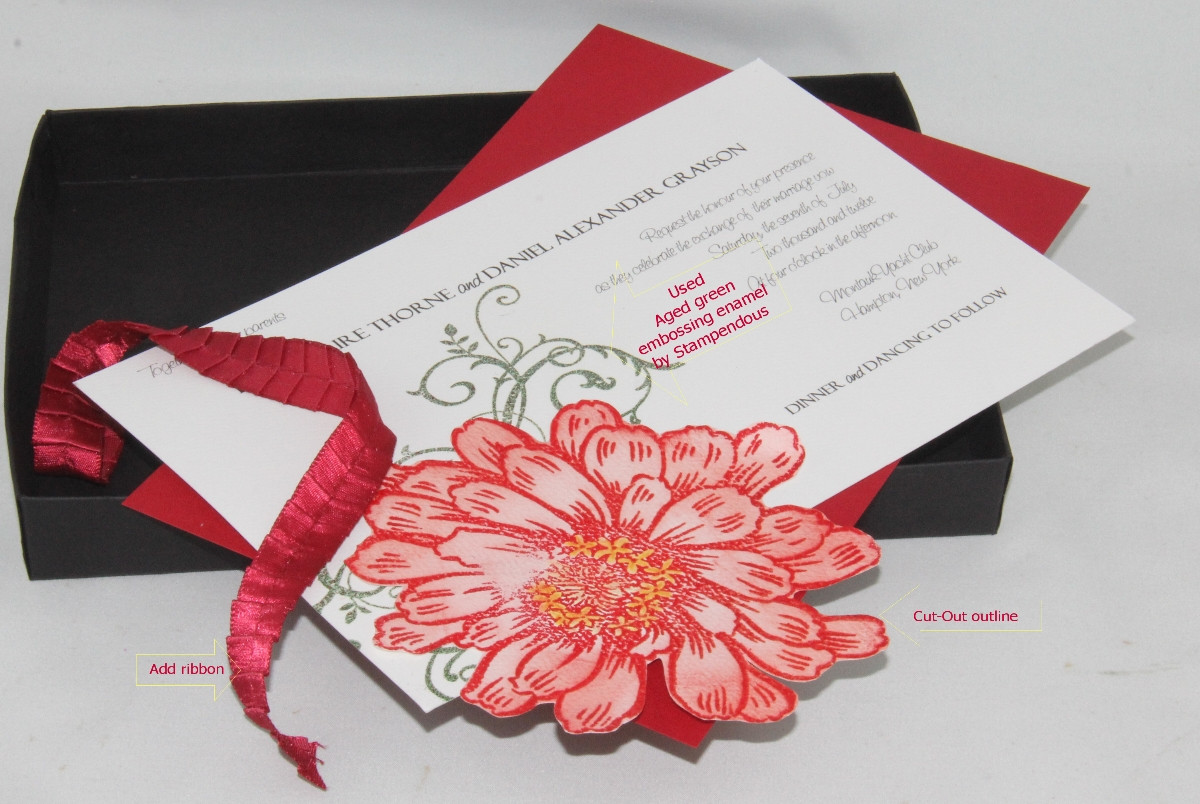 DIY Boxed Wedding Invitations
 Jinky s Crafts & Designs DIY Box Wedding Invitations
