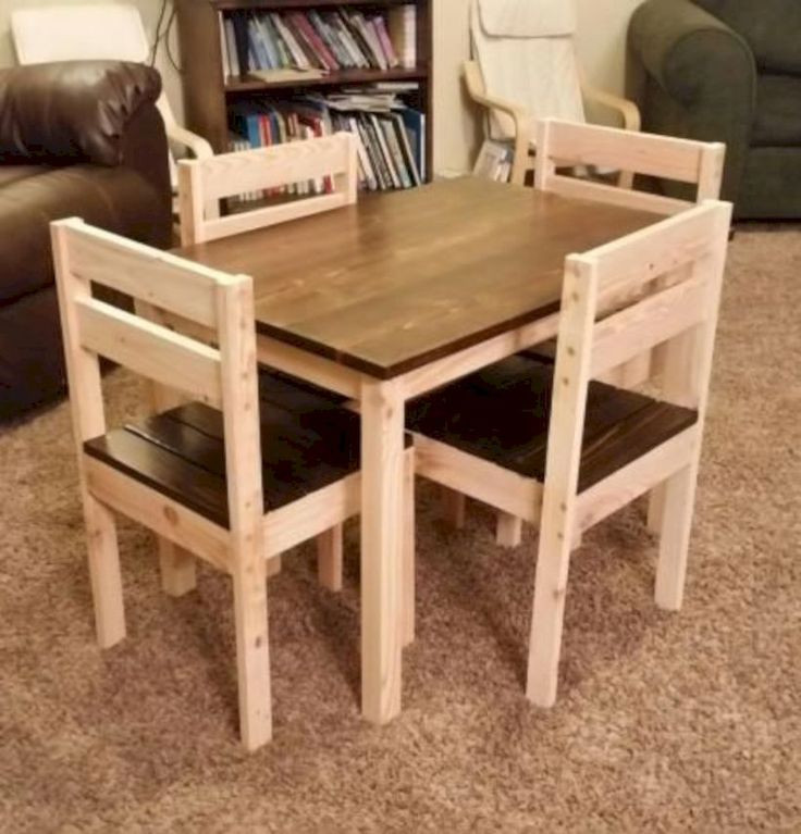 Diy Children Furniture
 40 Ideas to Make a DIY Farmhouse Kid s Table
