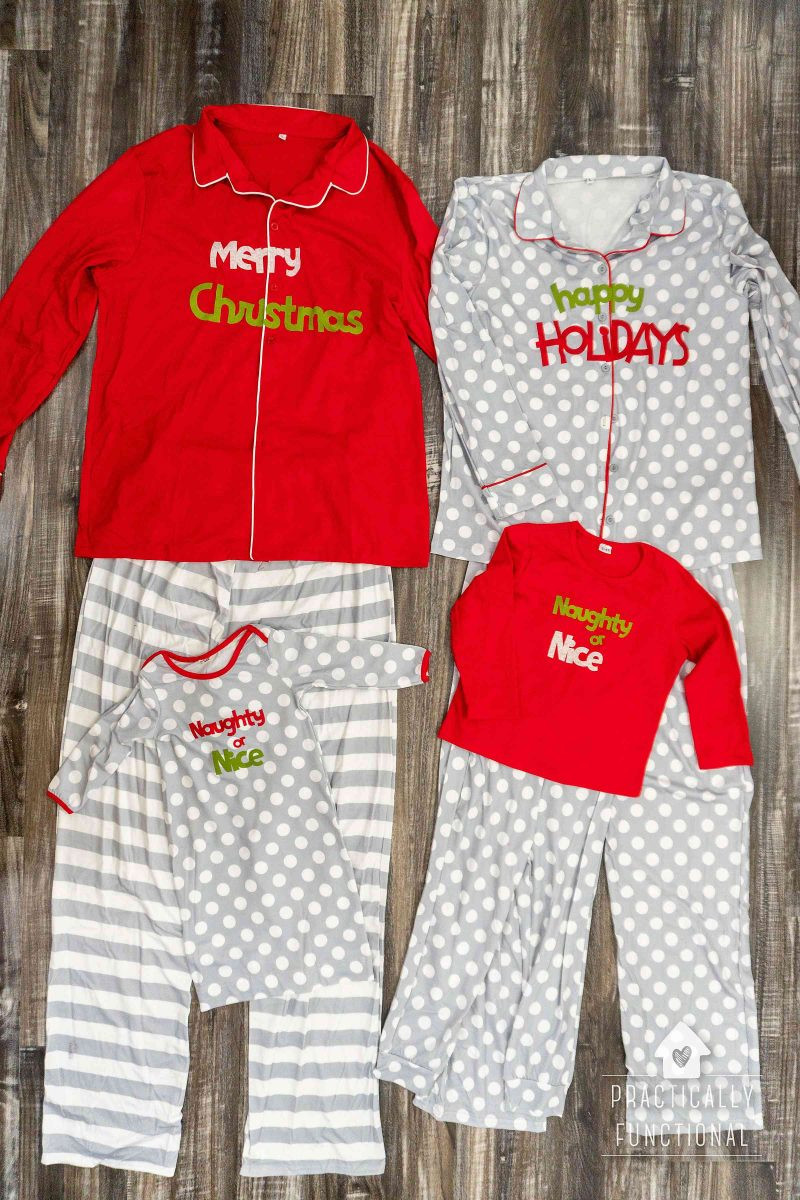 DIY Christmas Pajamas
 DIY Matching Family Christmas Pajamas