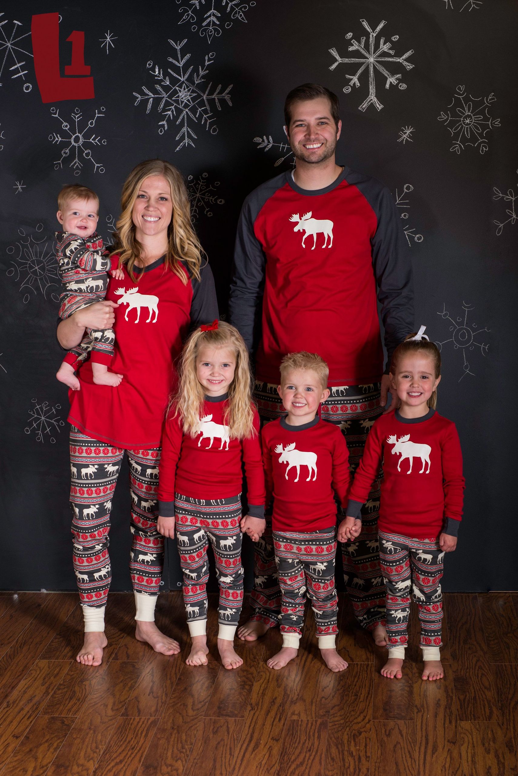 DIY Christmas Pajamas
 Matching pyjamas photo