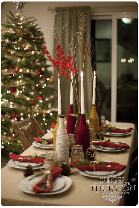 DIY Christmas Party Decor
 A rustic inspired christmas party Siegel Thurston