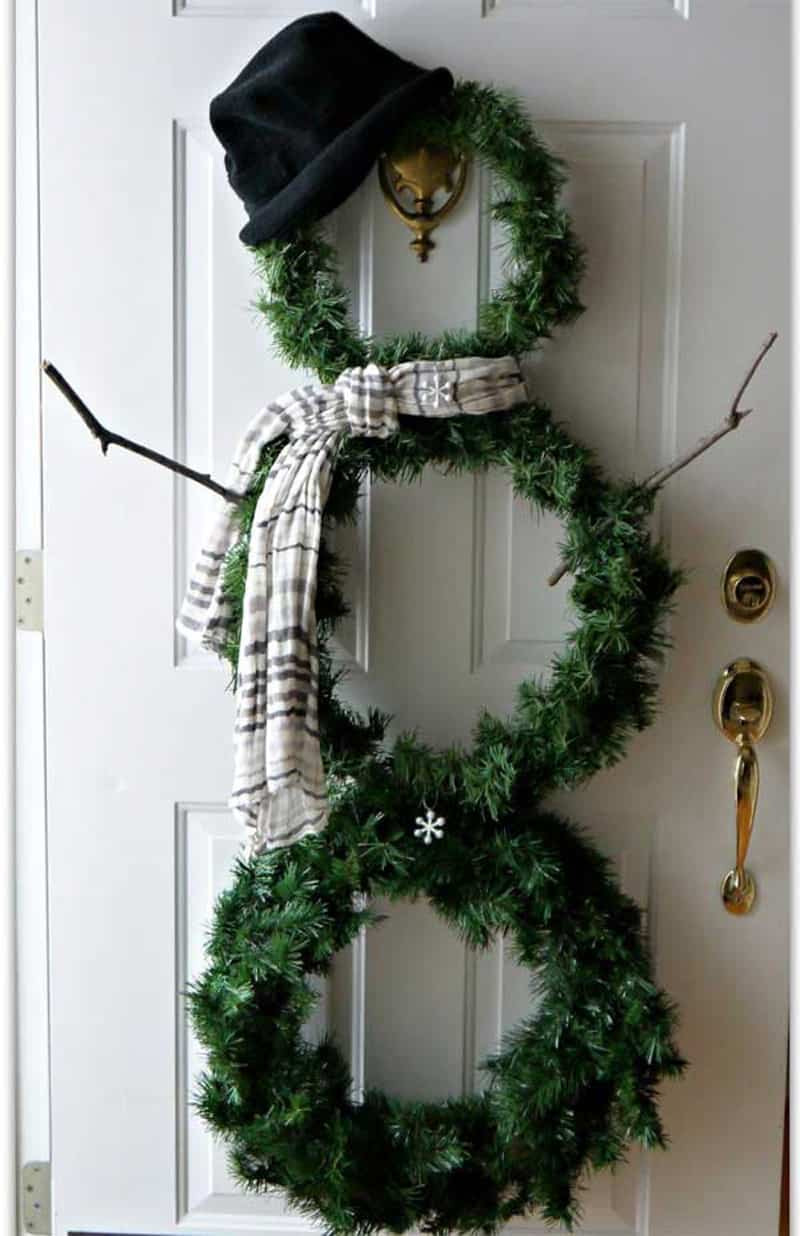 DIY Christmas Reef
 65 DIY Wreaths Made Unusual Materials To Inspire You