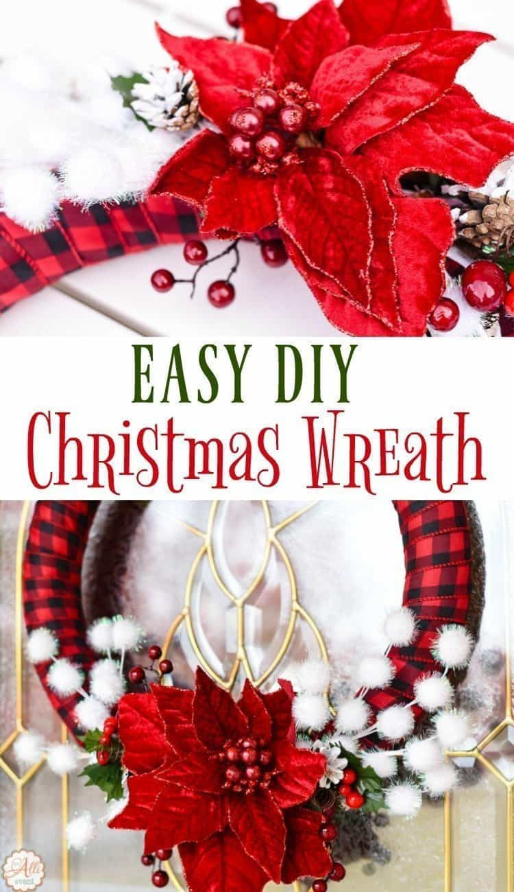 DIY Christmas Reef
 How to Make an Easy DIY Christmas Wreath An Alli Event
