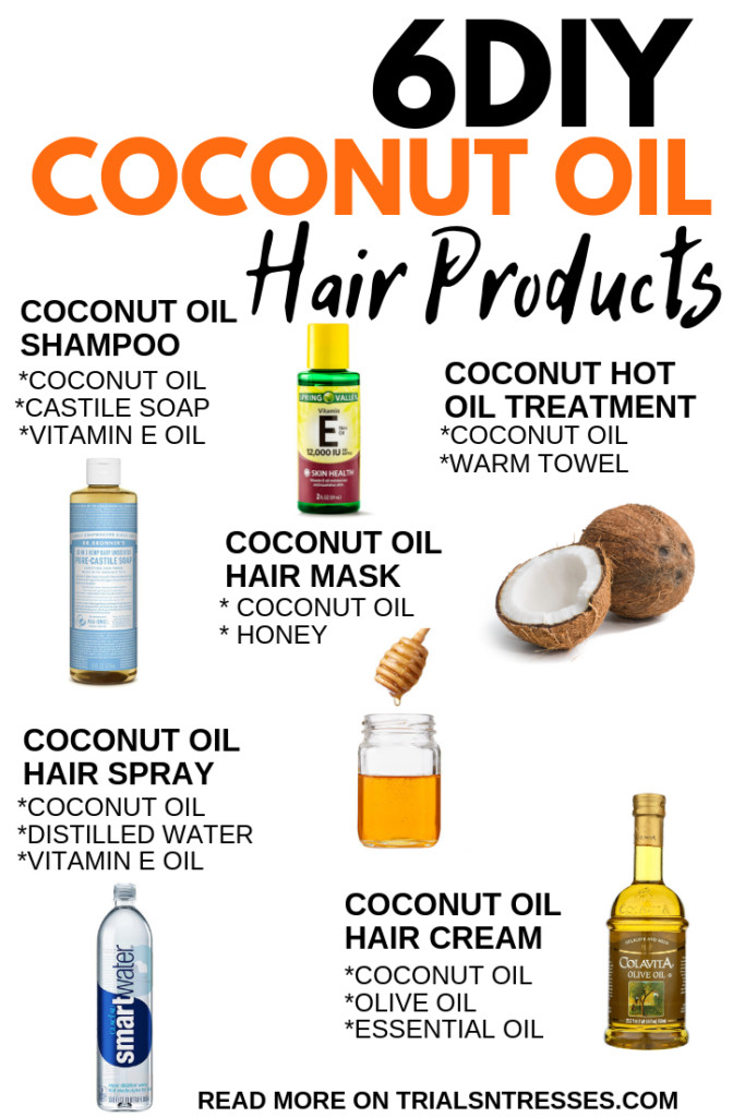 DIY Coconut Oil Hair Spray
 6 DIY Coconut Oil Hair Products Trials N Tresses