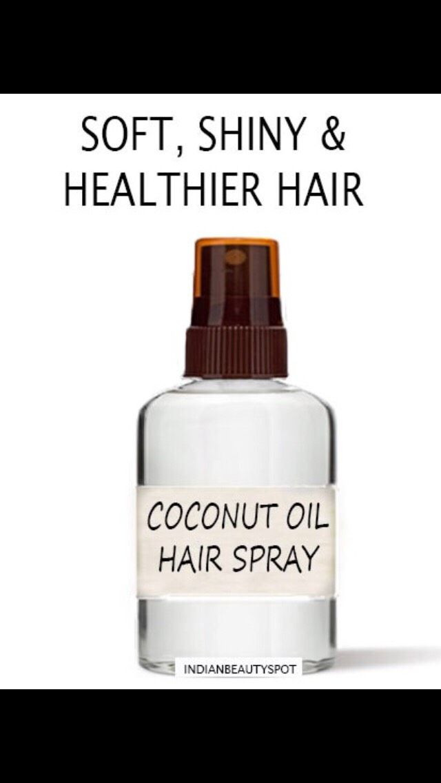 DIY Coconut Oil Hair Spray
 Coconut Leave In Conditioner Spray