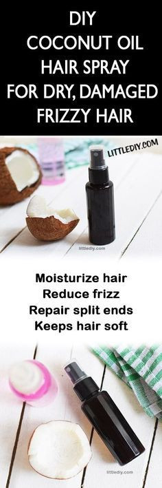 DIY Coconut Oil Hair Spray
 COCONUT OIL HAIR SPRAY