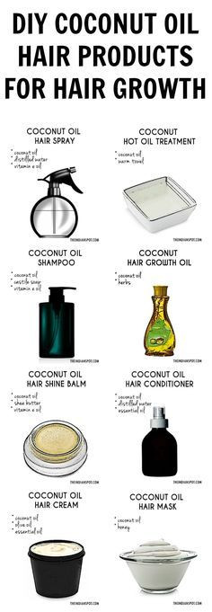 DIY Coconut Oil Hair Spray
 est tyraa …