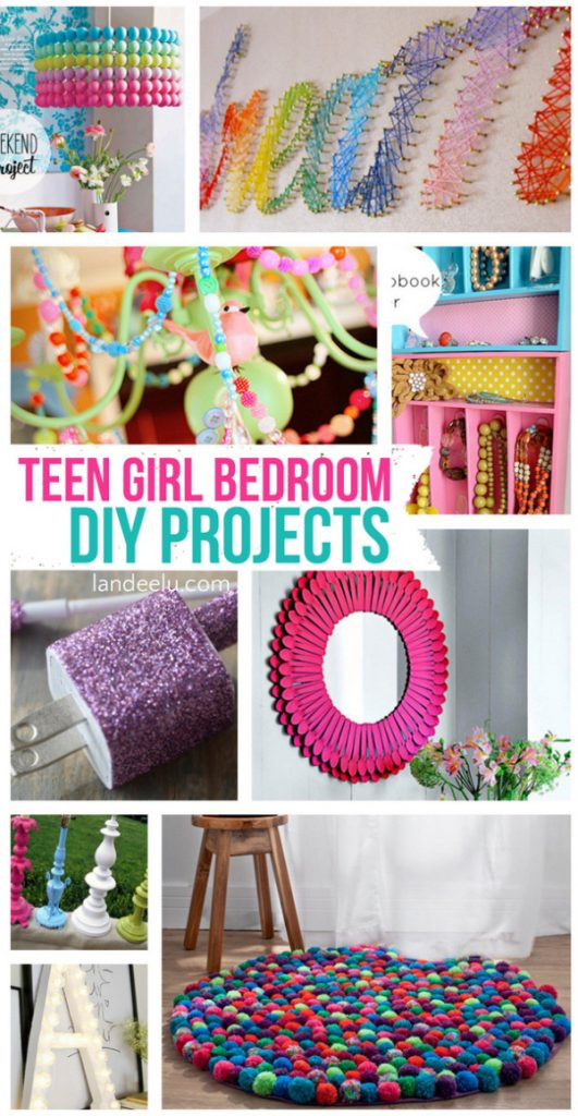 DIY Decor For Girls Room
 Teen Girl Bedroom DIY Projects