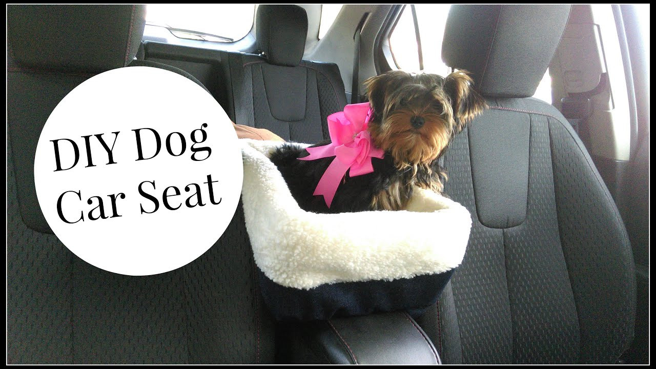 DIY Dog Console Car Seat
 DIY Dog Car Seat Tutorial