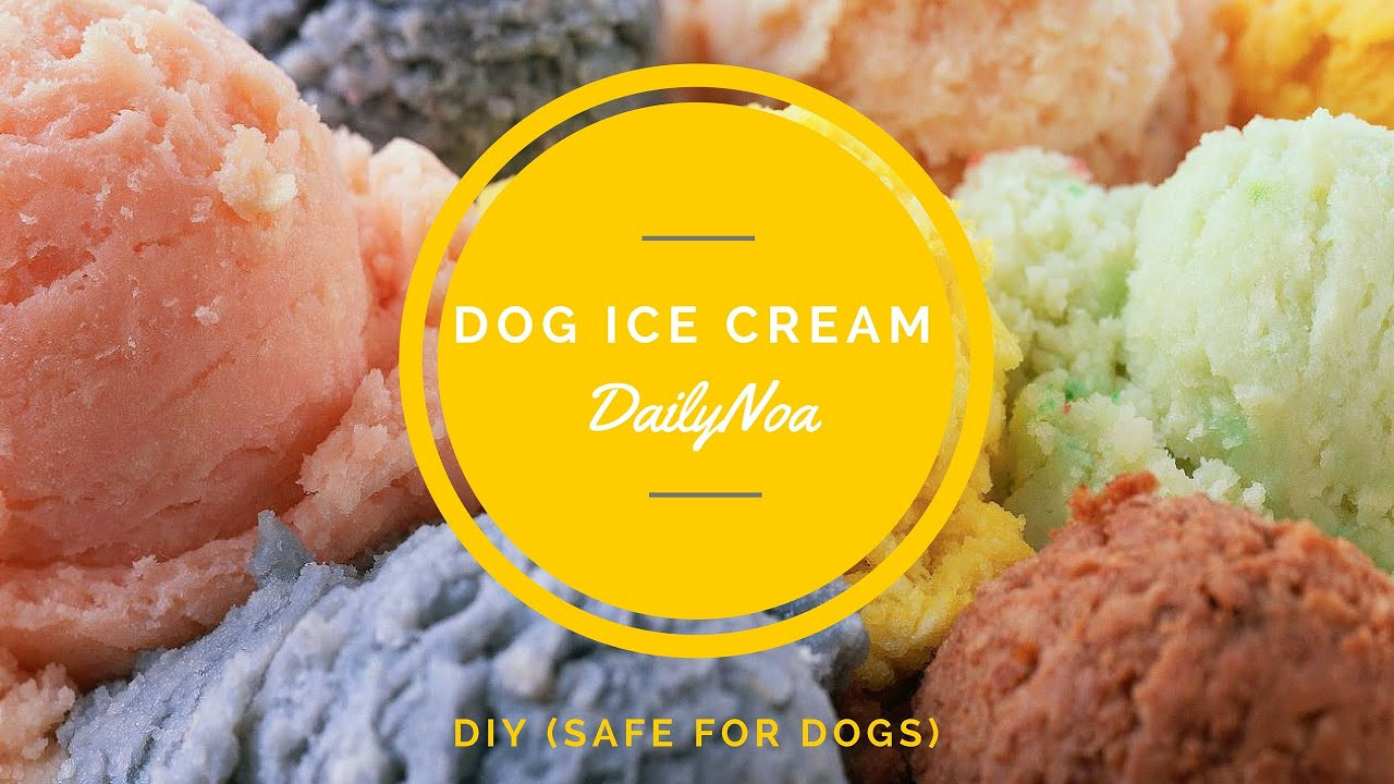 DIY Dog Ice Cream
 How To Dog Ice Cream DIY safe for dogs