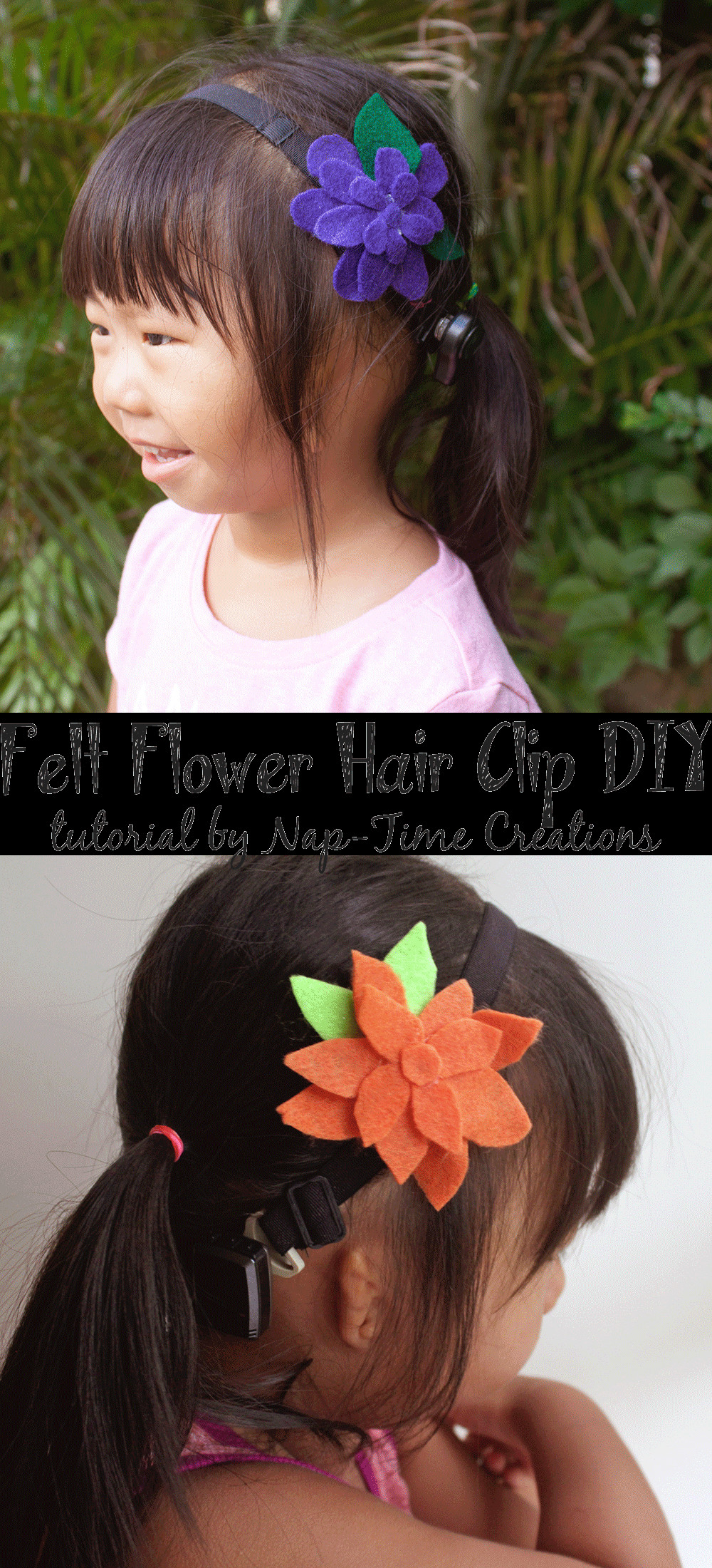 DIY Flower Hair Clip
 Felt Flower Hair Clip DIY Life Sew Savory