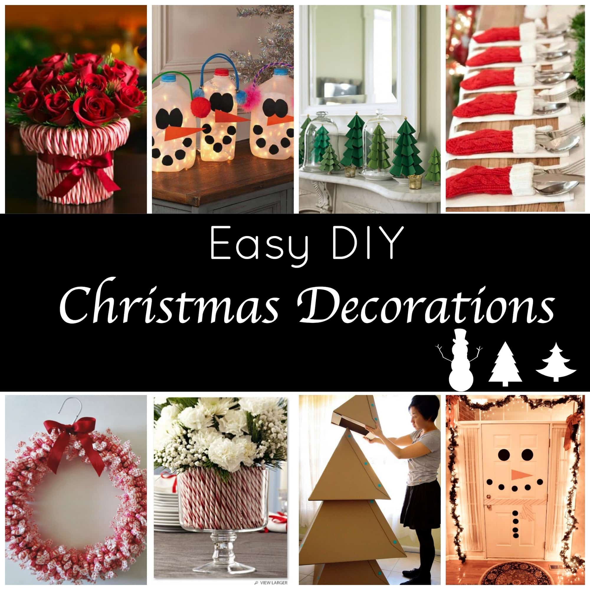 DIY For Christmas Decors
 Cute and Easy DIY Holiday Decorations for a Festive Home