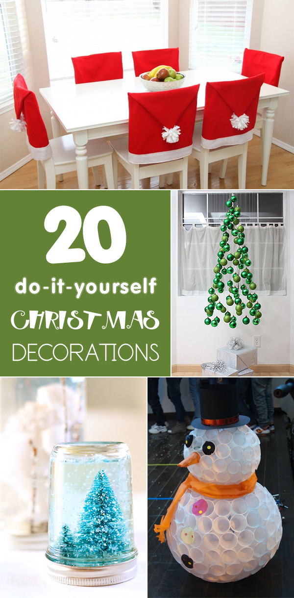 DIY For Christmas Decors
 20 Simple and Affordable DIY Christmas Decorations