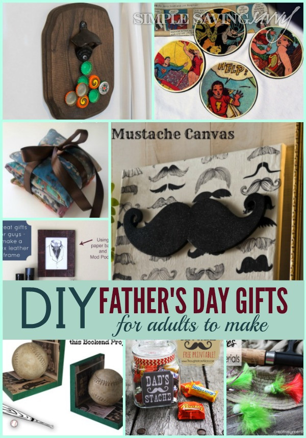 DIY Gifts For Adults
 Over 20 DIY Father s Day Gifts for Adults to Make