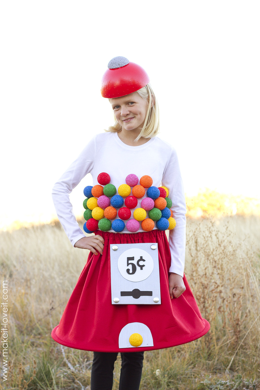 DIY Gumball Machine Costume
 36 SIMPLE COSTUME IDEAS for Kids and Adults