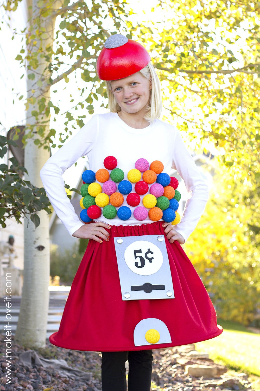 DIY Gumball Machine Costume
 38 of the most CLEVER & UNIQUE Costume Ideas