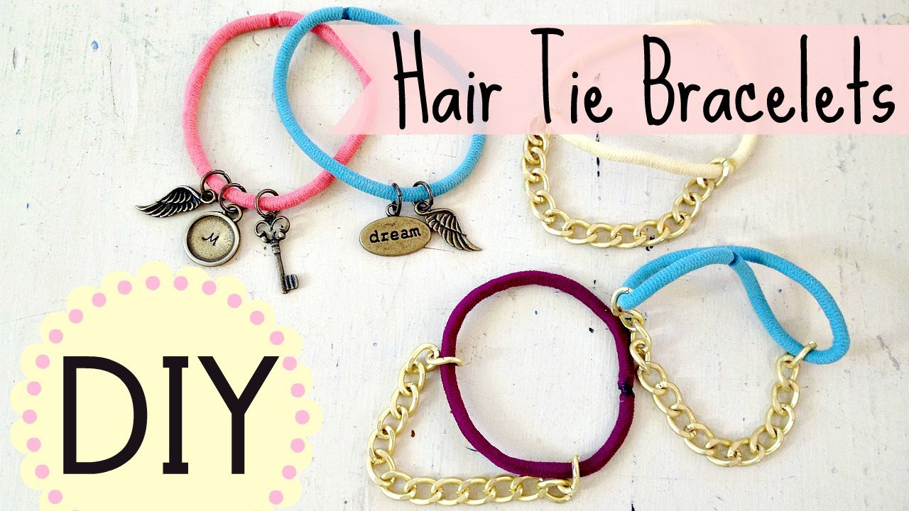 DIY Hair Tie Bracelet
 DIY Hair Tie Bracelets EASY by Michele Baratta