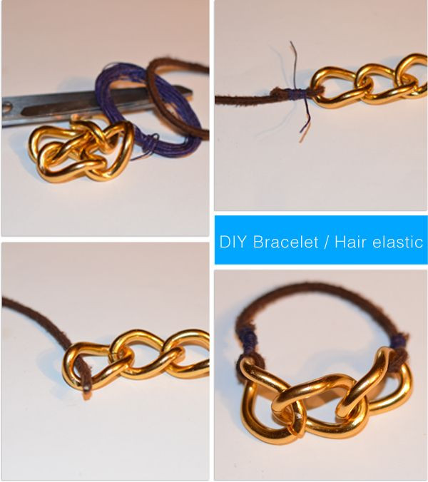 DIY Hair Tie Bracelet
 DIY Hair Elastic Bracelet