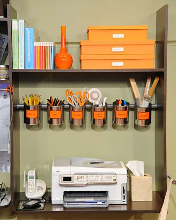 DIY Home Office Organization
 Top 40 Tricks and DIY Projects to Organize Your fice