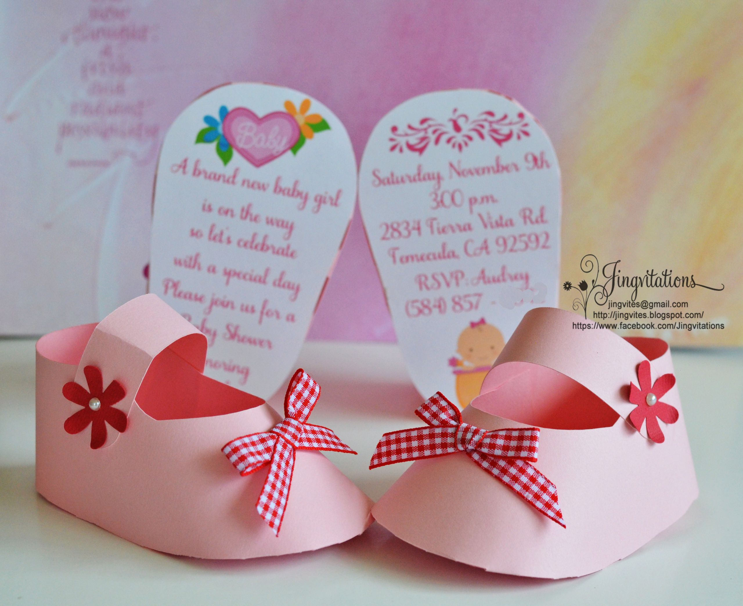 DIY Invitations Baby Shower
 3D Invitations Very Unique Baby Shoe Invites for Baby