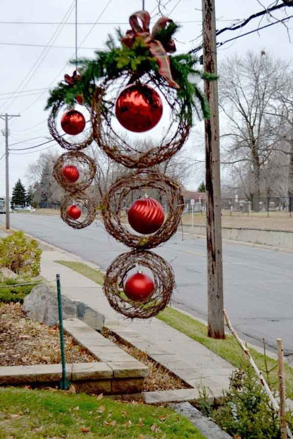 DIY Large Outdoor Christmas Decorations
 40 Christmas Ornaments Decorations Ideas For 2016