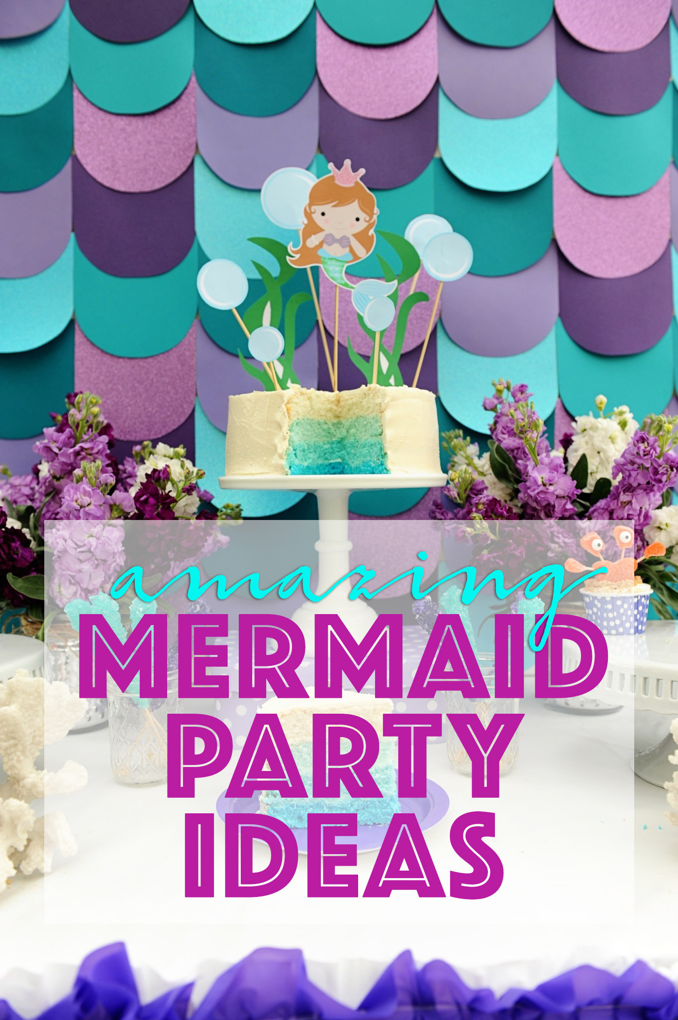 Diy Mermaid Party Ideas
 Mermaid Birthday Pool Party Ideas DIY