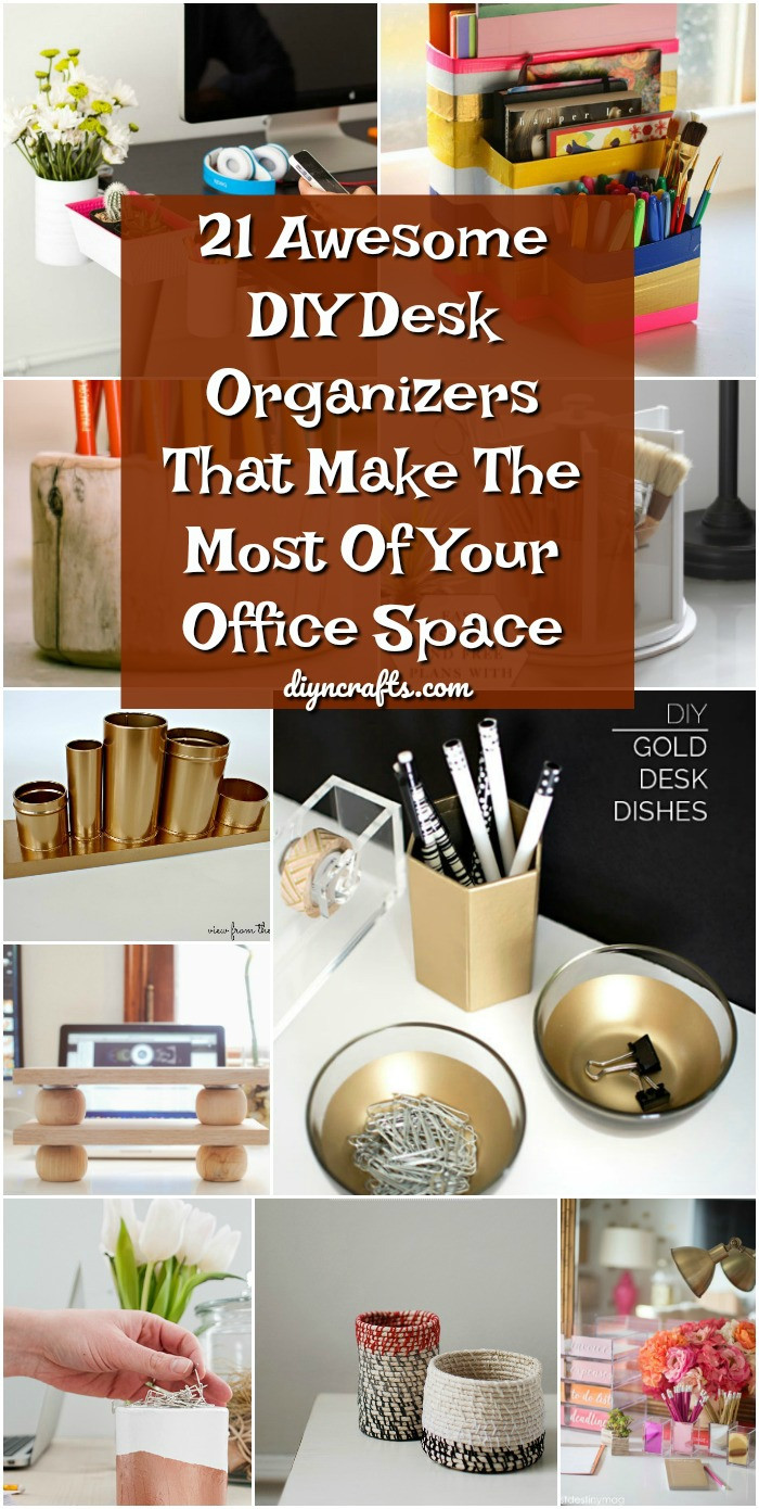 DIY Office Organizer
 21 Awesome DIY Desk Organizers That Make The Most Your