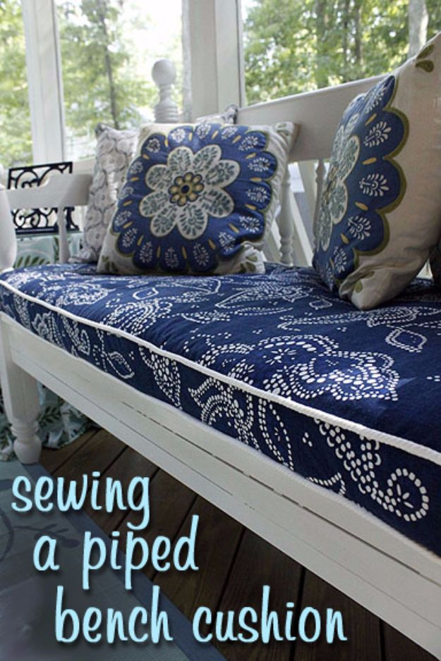 DIY Outdoor Bench Cushions
 33 Creative Sewing Projects for Your Patio