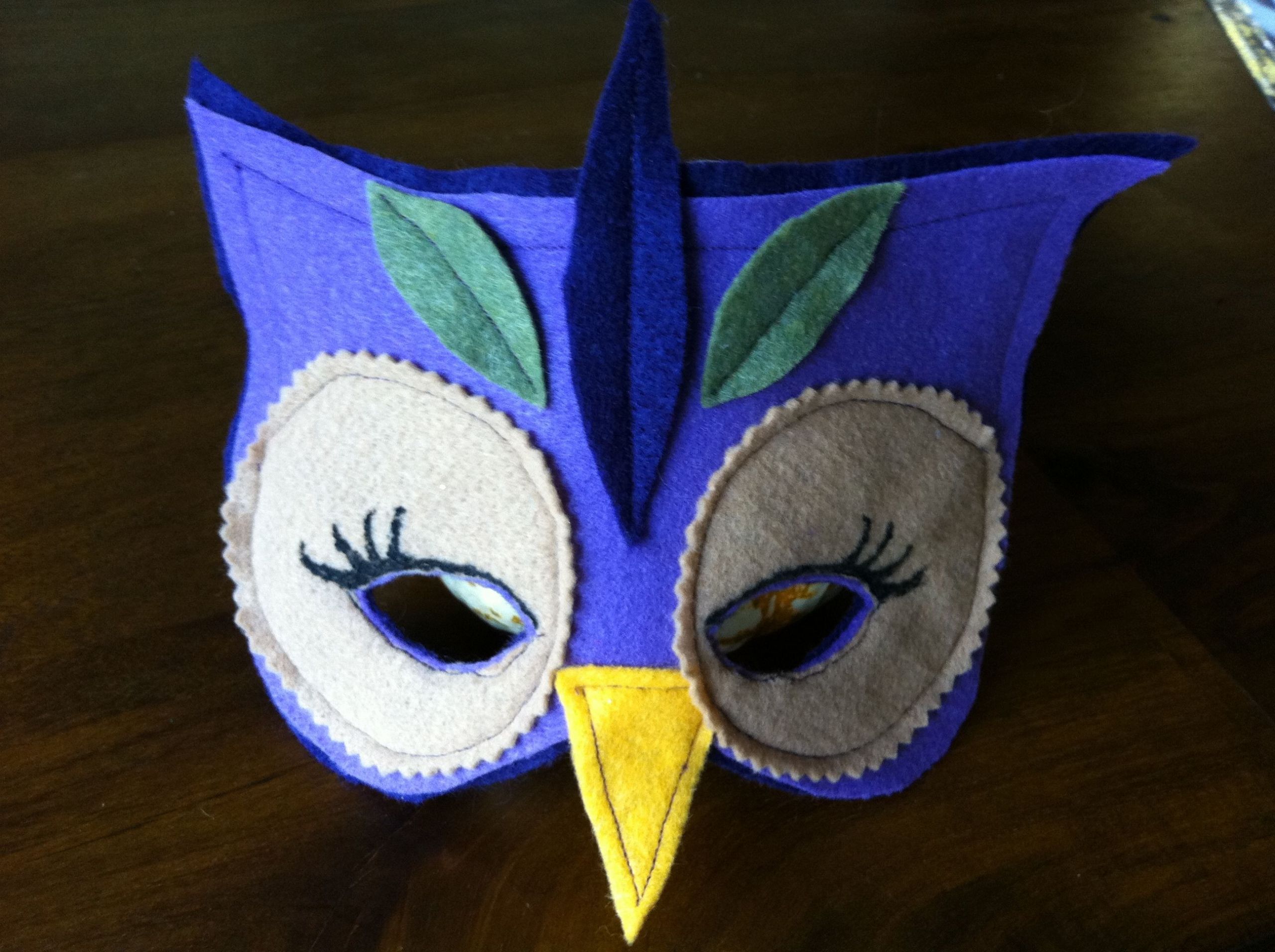 DIY Owl Mask
 owl costume