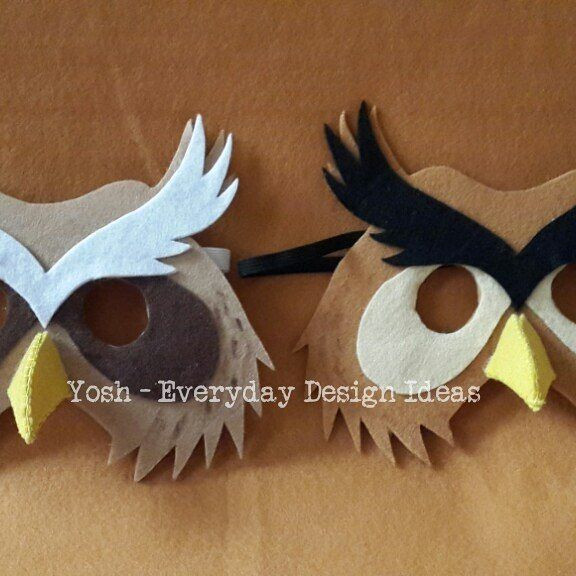 DIY Owl Mask
 4 Likes 1 ments Yosh Everyday Designs yosh