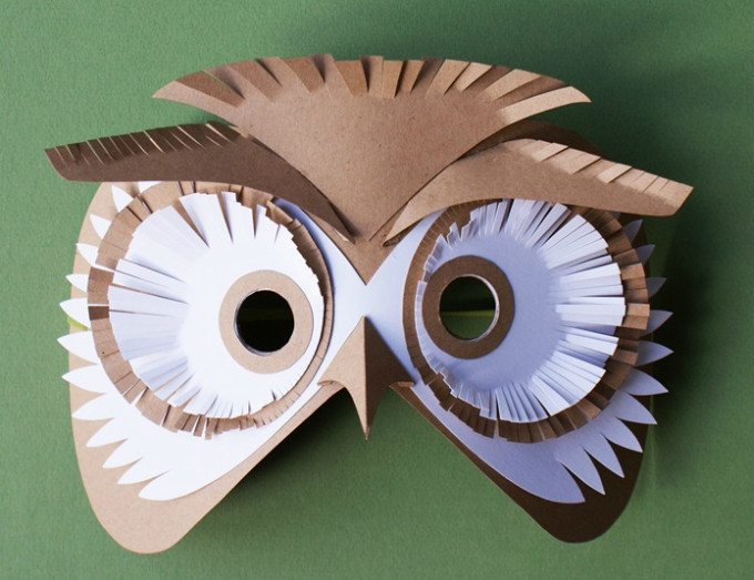 DIY Owl Mask
 17 DIY Paper Masks Designs For The Kids The Smallest Step