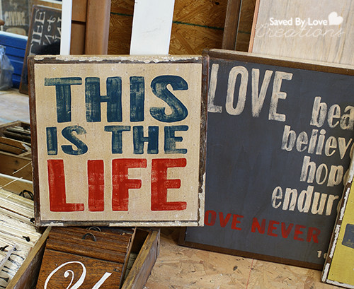 DIY Painted Wooden Signs
 DIY Rustic Hand Painted Signs from Reclaimed Wood 3