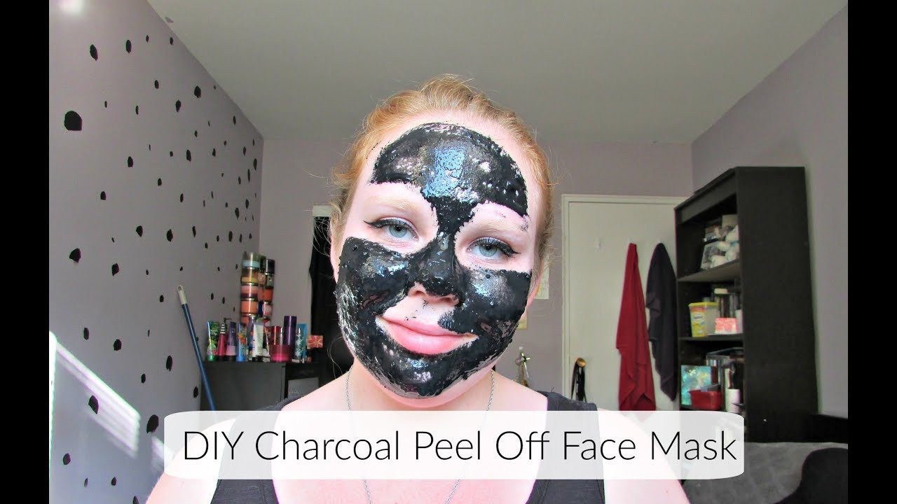 DIY Peel Off Face Mask With Gelatin
 DIY Charcoal & Gelatin Peel f Face Mask