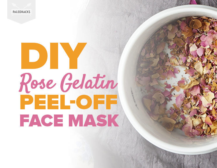 DIY Peel Off Face Mask With Gelatin
 DIY Rose Gelatin Peel f Face Mask