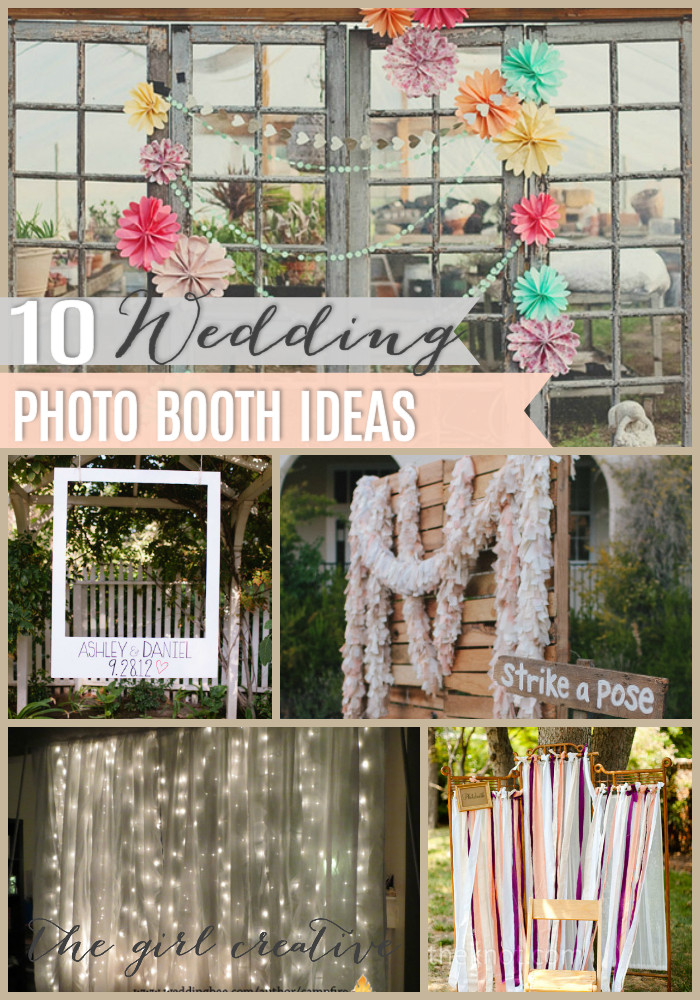 DIY Photo Booth Backdrop Wedding
 10 DIY Wedding Booths The Girl Creative