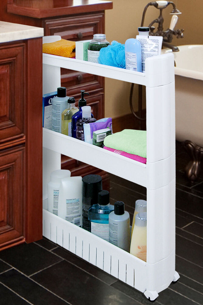 DIY Pull Out Cabinet Organizer
 Slideout Storage Tower Organizer Slide Out Slim Narrow