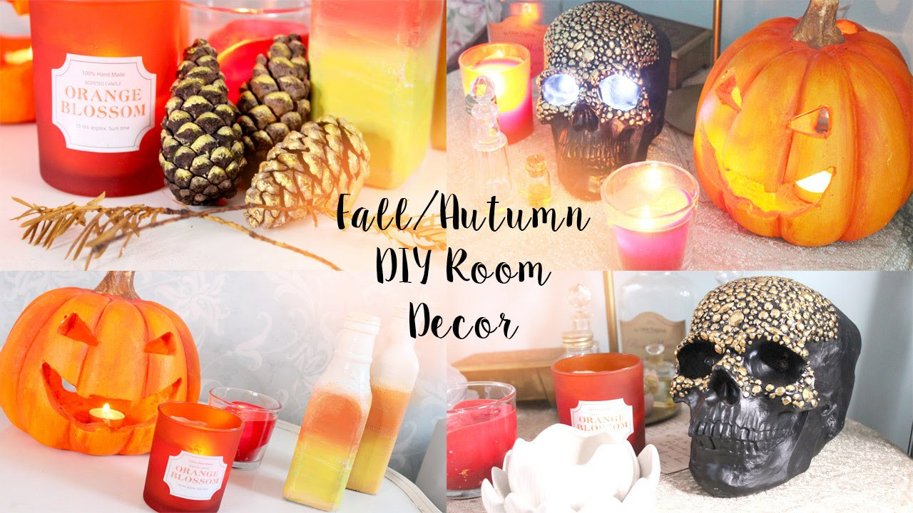 DIY Room Decor For Fall
 DIY Tumblr & Pinterest Room Decor For Autumn Fall
