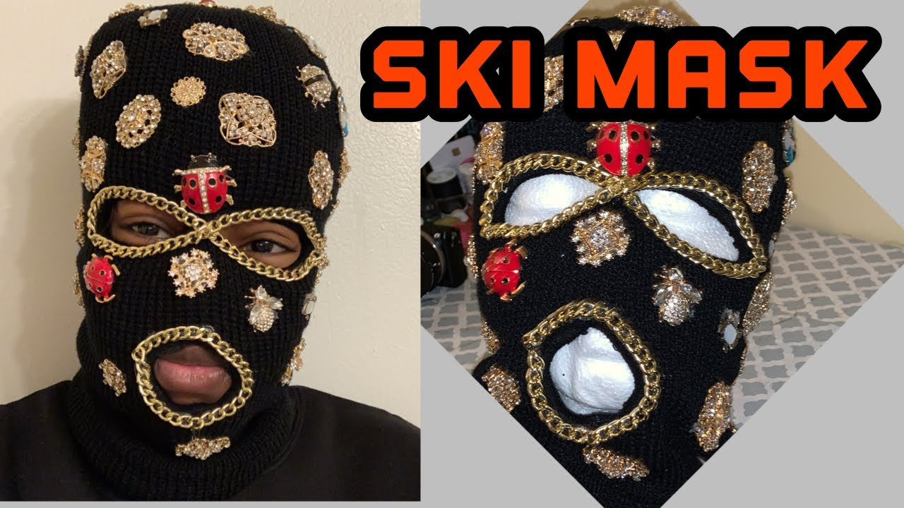 DIY Ski Mask
 DIY Crystal statement ski mask