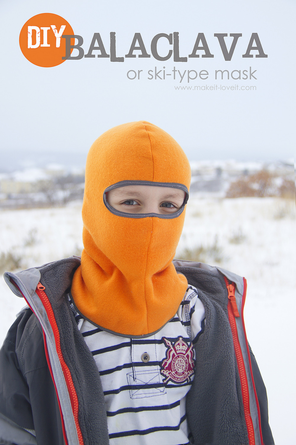 DIY Ski Mask
 Make your own Balaclava or ski type mask