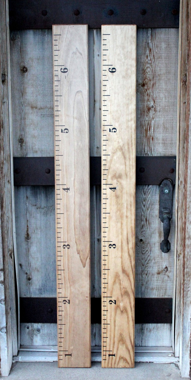 DIY Wood Growth Chart
 Our DIY wooden growth chart