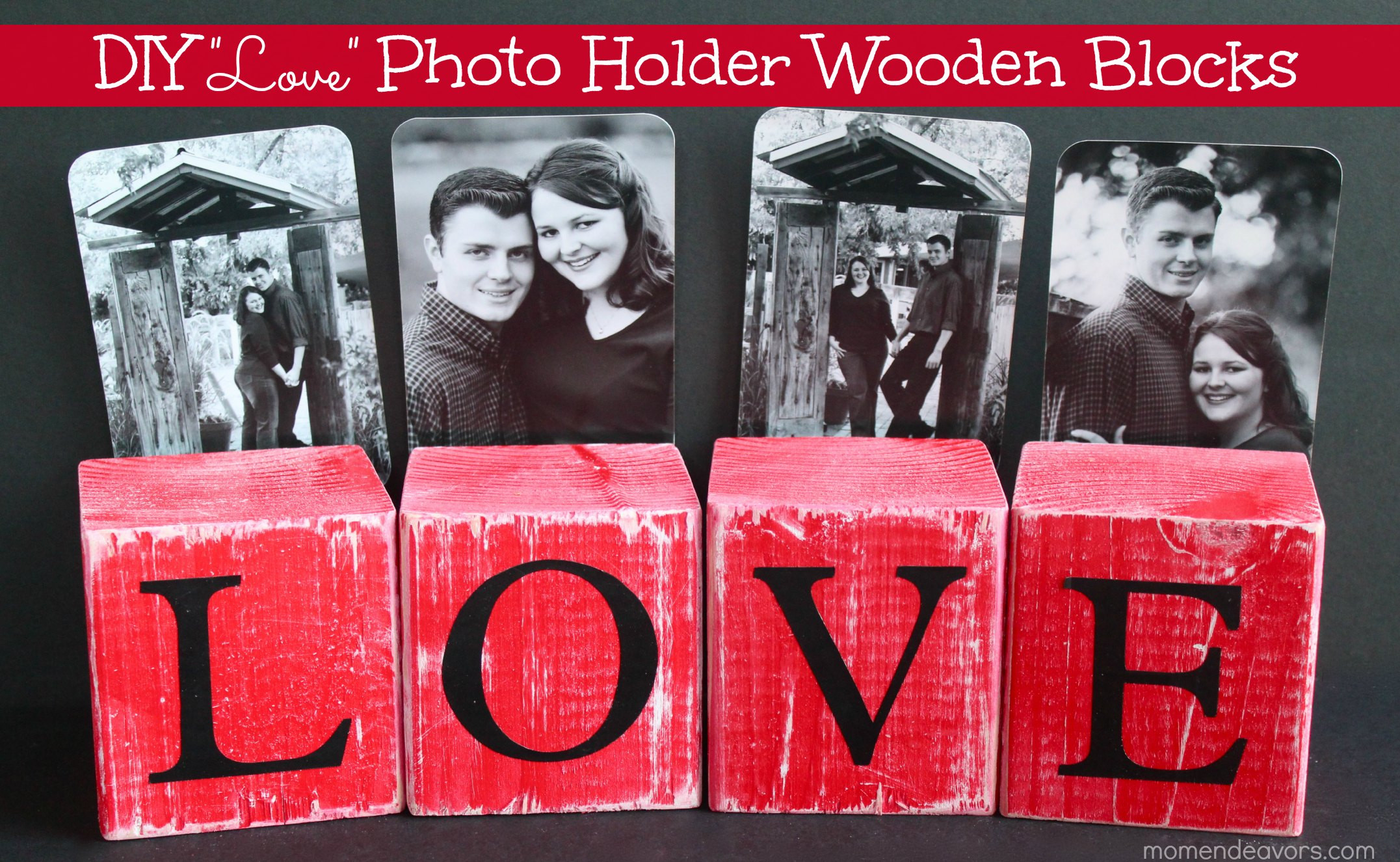 DIY Wood Photo Blocks
 DIY “Love” Holder Wooden Blocks LowesCreator